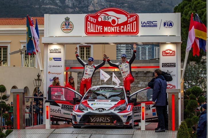 総合2位でフィニッシュしたヤリ-マティ・ラトバラ／ミッカ・アンティラ組。