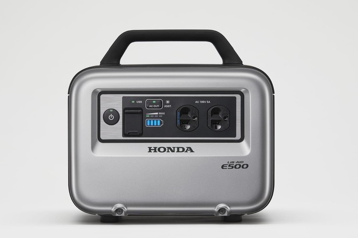 「LiB-AID E500 for Music」（写真）は、本格オーディオ機器への電力供給に特化した蓄電機。東京モーターショー2019で世界初公開される。