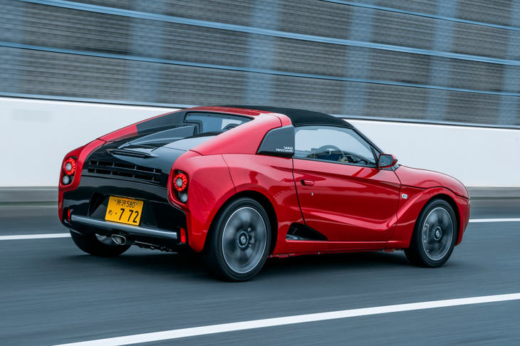 車両重量はノーマル車と変わらず、850kgだが、走りには違いが感じられた。