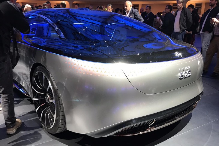 メルセデス・ベンツ・ヴィジョンEQS（リアまわり）