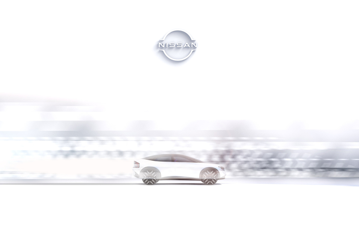 英サンダーランド工場で生産される予定の、日産の新型電気自動車。