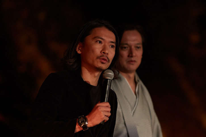 今回、料理に合う器を焼き物作家とともにプロデュースした丸若裕俊氏。日本の伝統工芸に新たな価値を加えて世に送り出す手腕を買われ、今回クリエイティブプロデューサーとしてイベントを取りまとめた。