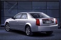 
	日本には2002年前半から導入予定のキャディラックCTS
	 