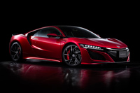 2015年の北米自動車ショーで世界初公開された新型「NSX」。北米ではアキュラブランドで販売される。