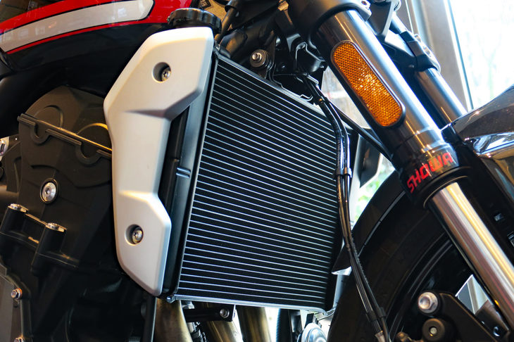 トライアンフ・トライデント660（ラジエーター）