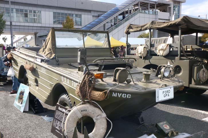 「フォードGPA」はアメリカ軍の要望で開発された水陸両用車。退役後は民間にも多く払い下げられたそうで、この車両もその1台。