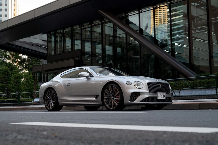 2022年モデルから導入が始まった「ベントレー・コンチネンタルGTスピード」。車両本体価格は3490万円にも上る特別な4座クーペだ。