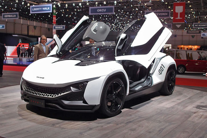 跳ね上げ式のドアを開いた「タモ・ラセモ」。