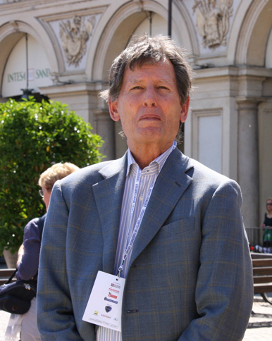 トム・チャーダ。トリノのサンカルロ広場で、2010年に撮影。