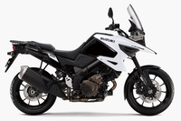 Vストローム1050（グラススパークルブラック／ブリリアントホワイト）