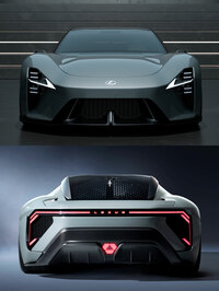 優雅で洗練されているいっぽうで、従来的な「レクサスらしさ」の表現は控えめ。近年のレクサス車に共通する“スピンドルグリル／ボディー”のイメージは薄く、ディテールを見ても、ヘッドランプのL字の灯体などが「言われてみれば……」と感じさせる程度だ。