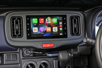 オプションで用意されるディスプレイオーディオ。携帯端末をつなげば、ナビアプリなどさまざまな機能を利用できる。