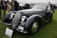 ベスト・オブ・ショーを獲得した「アルファ・ロメオ8C 2900B Touring Berlinetta」。
    他の展示車両は→こちら
    