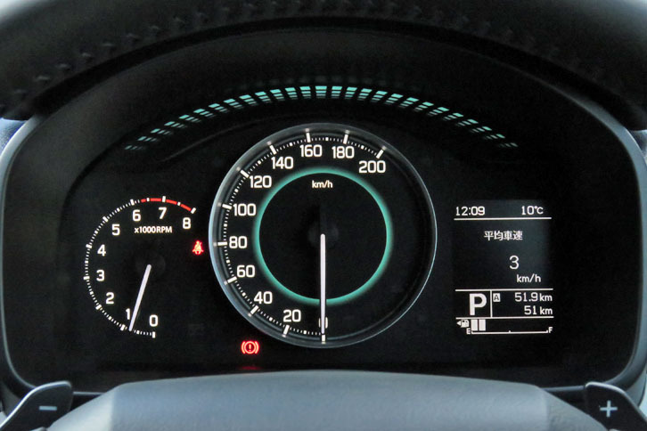 スズキ・イグニス ハイブリッドMZ（メーター）