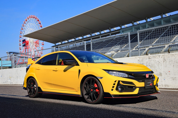 「ホンダ・シビック タイプR リミテッドエディション」は台数200台の限定車。2020年1月に開催された東京オートサロンにおいて初披露された。