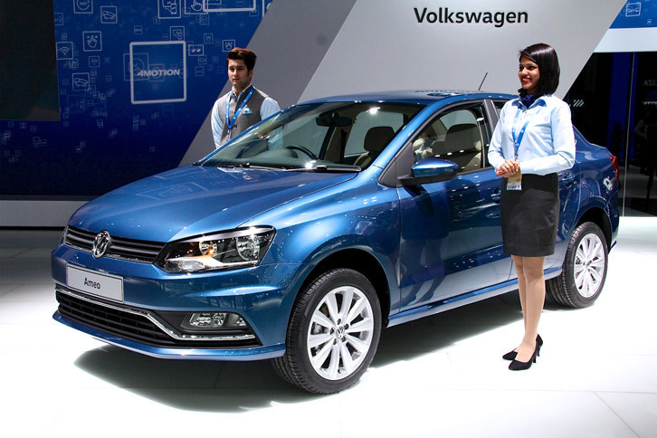 優遇税制が適用される4m以下のクラスにフォルクスワーゲンが投入した新型セダン「アメオ」。