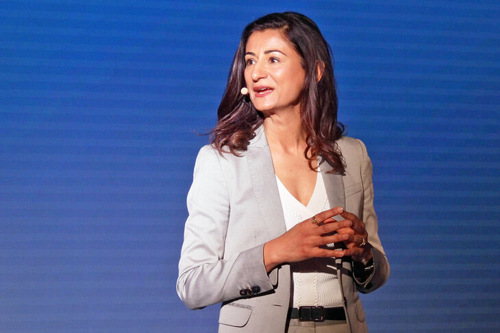 BMW本社 営業部門 アジア太平洋、東ヨーロッパ、中東、アフリカ地域担当 シニアヴァイスプレジデントのリトゥ・チャンディ氏。