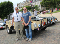 1951年生まれ同士のジャンピエール＆エリック組は、1973年「フォルクスワーゲン・タイプ181」で参加。