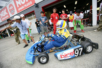 給油時に、ジャスト3分になるのを待っているところ。