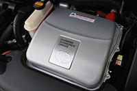 プリウスに搭載される1.5リッター「THSII」は、環境へのやさしさが評価され、グリーン・エンジン・オブ・ザ・イヤーに選出された。