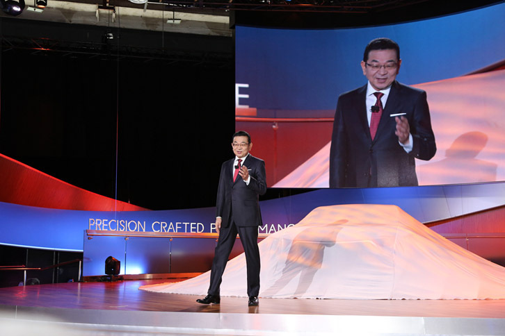 本田技研工業の八郷隆弘社長。