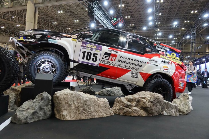 トヨタ・フォーチュナー（アジアクロスカントリーラリー2023優勝マシン）