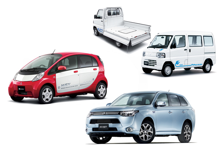 「i-MiEV」の市場投入が2009年、「ミニキャブ ミーブ」の発表・発売が2011年、初代「アウトランダーPHEV」と「ミニキャブ ミーブ トラック」の発表が2012年……。こうして見ると、三菱の電動車戦略は、いささか時代を先取りしすぎていたのかもしれない。