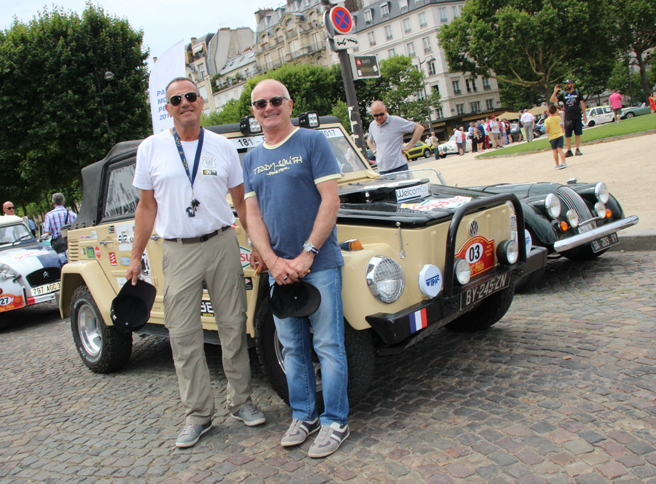 1951年生まれ同士のジャンピエール＆エリック組は、1973年「フォルクスワーゲン・タイプ181」で参加。