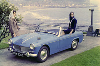 1964年「MGミジェットMk2」。兄弟車の「オースチン・ヒーレー・スプライトMk2-4」と合わせて“スプリジェット”と呼ばれた。