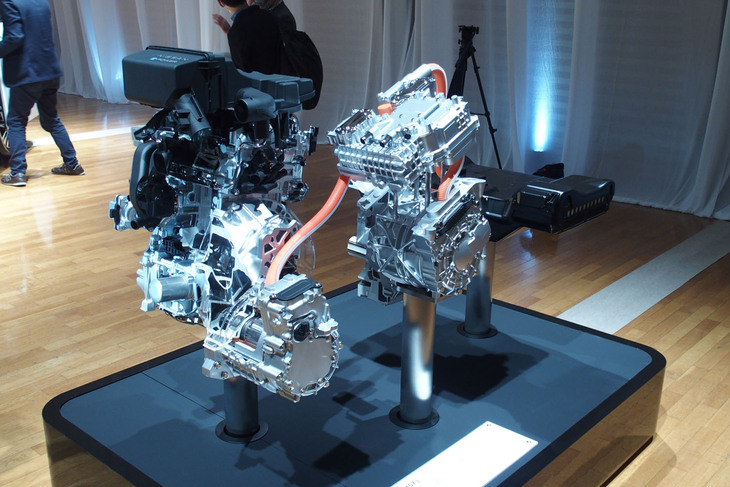 新型「セレナ」に搭載される「e-POWER」パワートレイン。