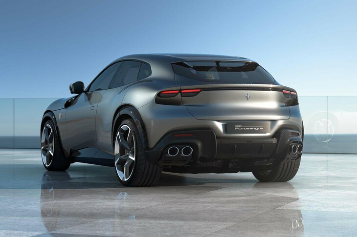 「プロサングエ」が0-100km/h加速に要する時間は3.3秒。最高速は310km/h以上と公表される。