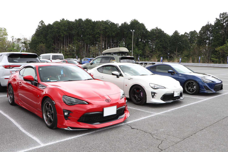 2024 RAYS FAN MEETING 参加車両（トヨタ86）