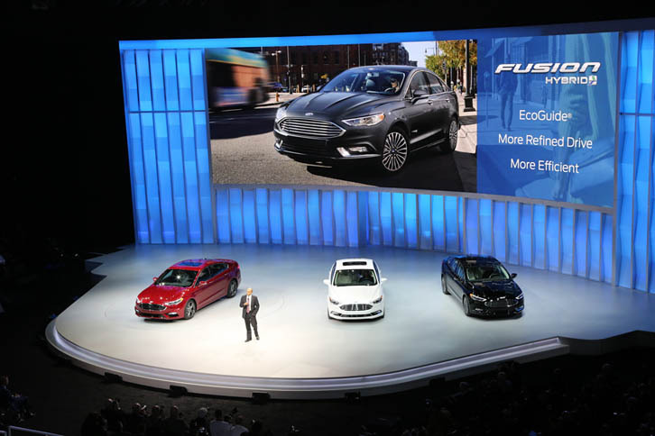 フォードブースの様子。