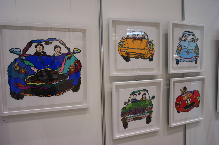 乗り物絵師★トドロキ トモヒロのブース。