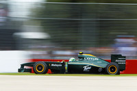 ニューカマー3チームのなかで頭ひとつ抜け出ているロータス。ヤルノ・トゥルーリはハイドロリックトラブルでスタートすら切れなかったが、ヘイキ・コバライネン（写真）は、19番グリッドから13位完走を果たした。（写真＝Lotus Racing）