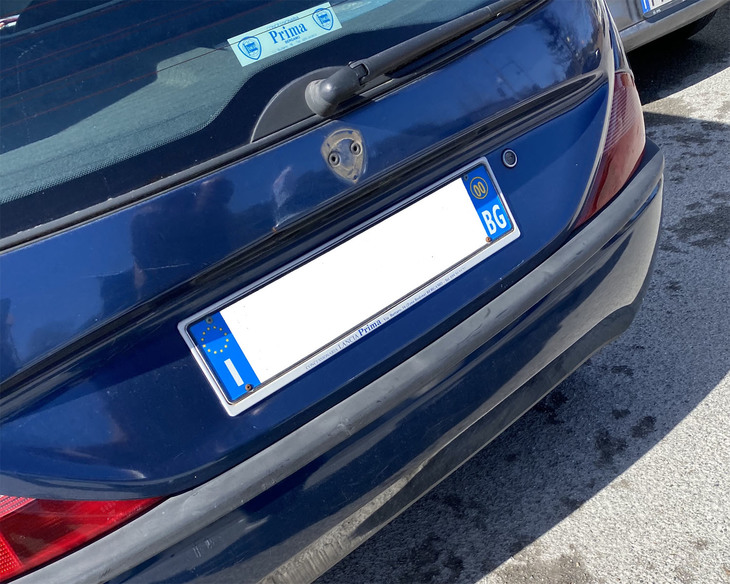 こちらの初代「ランチア・イプシロン」は、バッジが失われている。