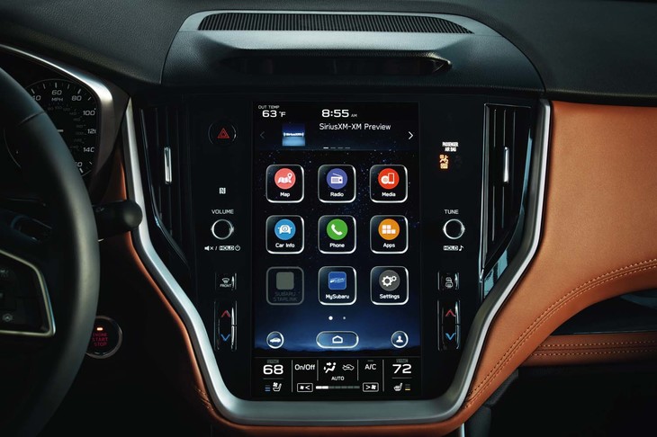 スバル・レガシィ（センターディスプレイ）