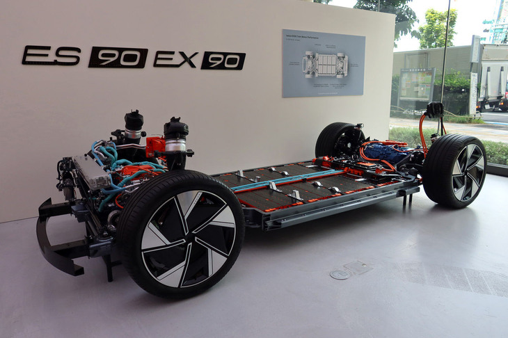 「EX90」および「ES90」の基本構造となる「SPA2」アーキテクチャー。