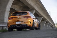 マイナーチェンジが施された、ルノーの高性能モデル「メガーヌR.S.」。国内では2021年3月に発売された。