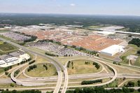 テネシー州に位置する日産スマーナ工場。1983年の「ダットサン・ピックアップ」に続き、1985年には乗用車「セントラ」の生産がスタートしている。