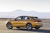 アウディの最上級SUV「Q8」は、2018年6月に中国の深センでデビューを飾った。日本市場には2019年初めの導入が見込まれている。