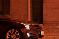 ヘッドランプの下のアクセサリーランプはオプション装備。ナビゲーションとセットで装着することができる。