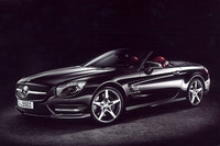 新型「SLクラス」の発売を記念し、設定された「SL550ブルーエフィシェンシー エディション1」。70台の限定販売となる。