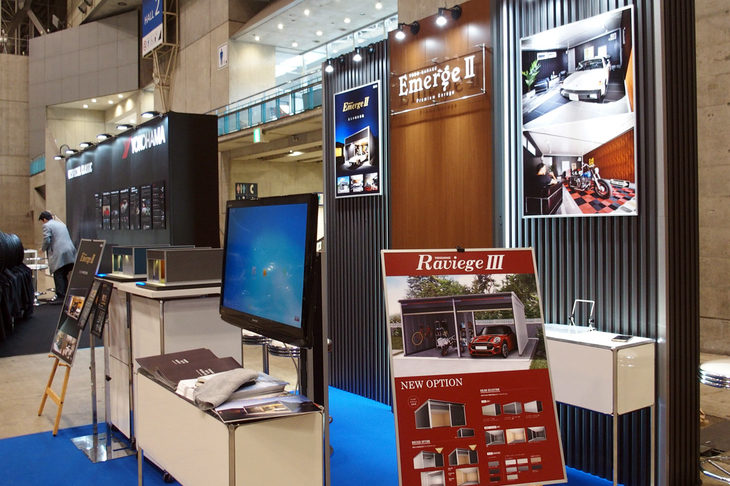 淀川製鋼所のブース。