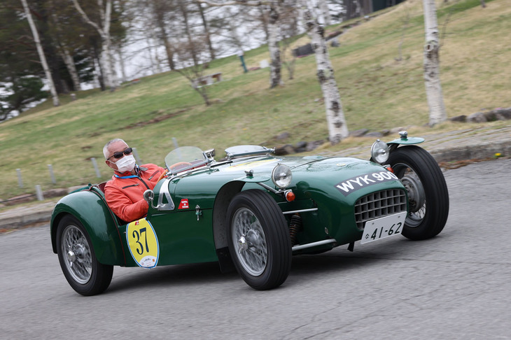 ヒルクライムで総合トップのタイムをたたき出し、ラリーでも総合2位という好成績を収めた1960年「ロータス・セブンSr.1」。