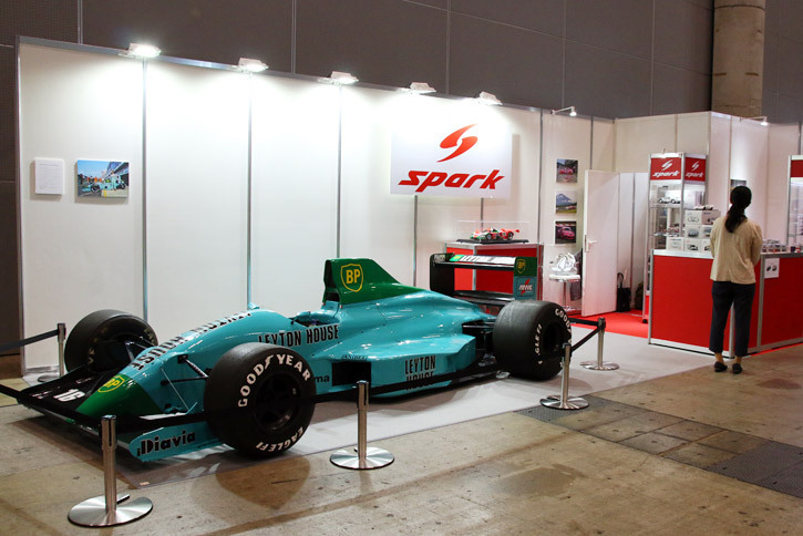 SPARK JAPANのブースに展示された「March 881 Leyton House」。