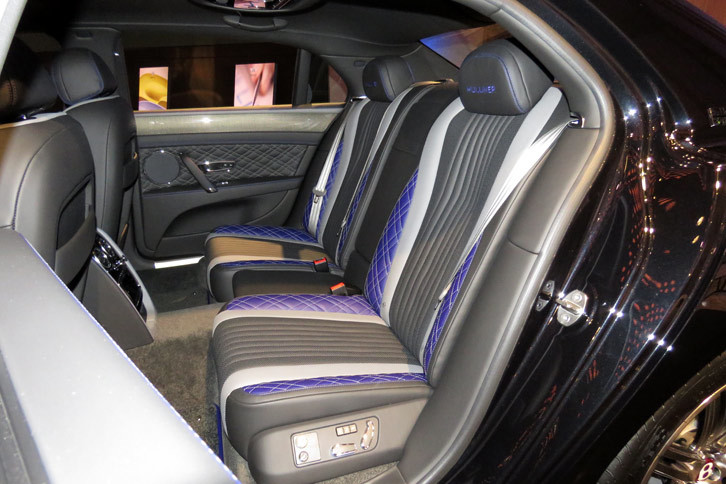 ベントレー・フライングスパーV8 Sストラトゥスエディションbyマリナー（リアシート）