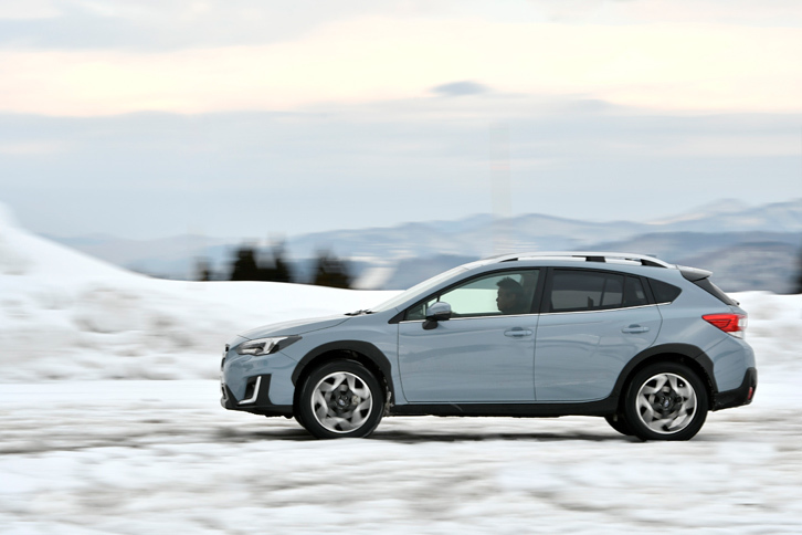 「XV 2.0i-S EyeSight」には、XVのラインナップで唯一18インチアルミホイールが装備される。