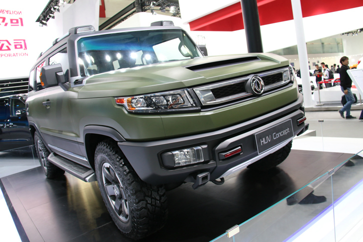 東風の「HUVコンセプト」。同名のコンセプトカーはすでに複数回発表されてきたが、いまだ生産されず。いよいよ本命か？