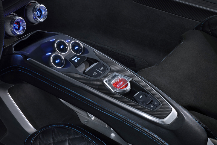 アルピーヌ・ビジョン（センターコンソール）